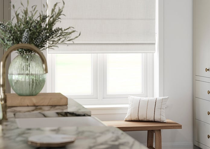 Laura Ashley Swanson, Dove Grey - Twist&Fit Roman Blind - Image 5